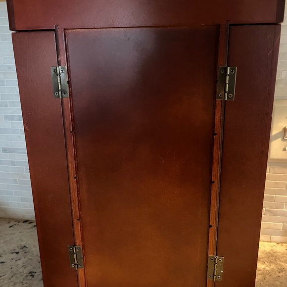 Wooden Jewelry box with Built in mirror - Picture 7 of 8